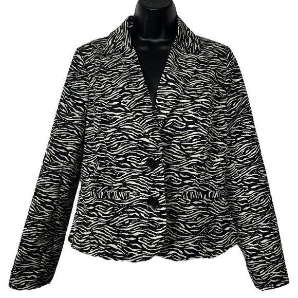 Sandro Zebra Print Blazer Jacket - Picture 1 of 14
